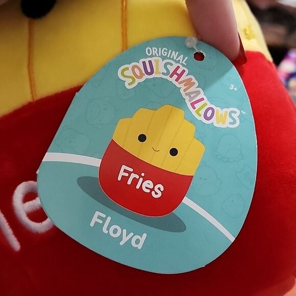 Squishmallows Steve the Seagull and Floyd the French Fries Pair 8in Plush - Picture 3 of 3